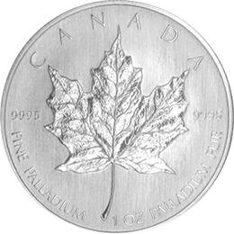 Palladium 1 Unze Maple Leaf