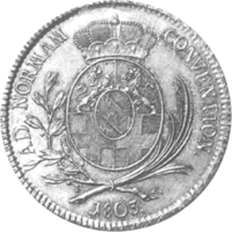 Altdeutschland Baden Konventionstaler 1803