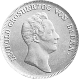 Altdeutschland Baden Leopold Kronentaler 1832-1833