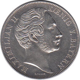 Bayern Ludwig I Zwei Gulden 1851