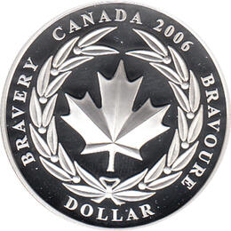 Canada Silber Gedenkmünze 1 Dollar Bravoure