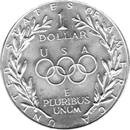 1 Dollar USA, Silbermünze 1984, XXIV Olympische Sommerspiele in Seoul
