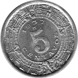 5 Centavos 1937 Mexico