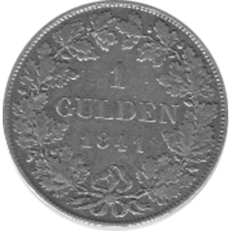 Altdeutschland Württemberg Gulden Wilhelm 1841