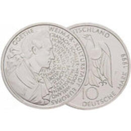 1999 10 DM Johann Wolfgang Goethe
