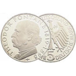 1969 5 DM Theodor Fontane