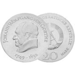 DDR 1969 20 Mark Johann Wolfgang Goethe