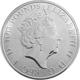 Platin Tudor 1 Unze 2022 Lion of England