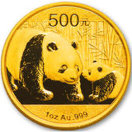 China Panda 1/2 Unze 2010 Goldpanda 200 Yuan