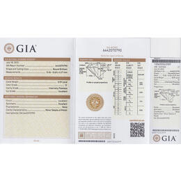 Diamant und Brillant 0,59 Carat mit Zertifikat GIA6442070790