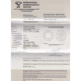 Diamant Brillant 0,5 Carat mit Zertifikat IGIF2B27826