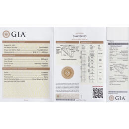 Diamant und Brillant 0,52 Carat mit Zertifikat GIA2444334553