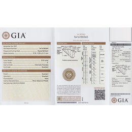 Diamant und Brillant 0,52 Carat mit Zertifikat GIA5416180365