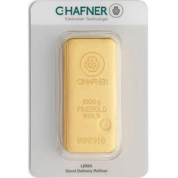 Hafner Goldbarren 1000 Gramm