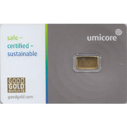 Goldbarren 1 Gramm Umicore