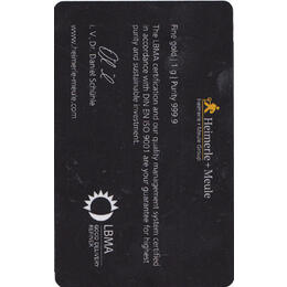 Goldbarren 1 Gramm Heimerle Responsive & Fair