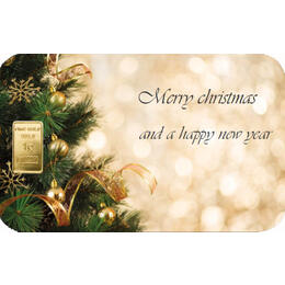 Goldbarren 1 Gramm Weihnachten
