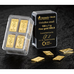 Goldbarren 36x1 Gramm Heimerle Responsive & Fair