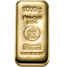 Heimerle Goldbarren 1000 Gramm