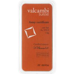 Valcambi Goldbarren 1000 Gramm