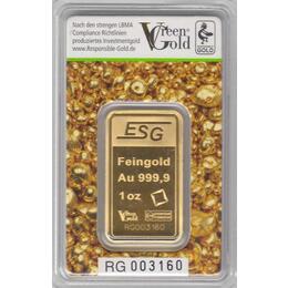 Goldbarren 1 Unze Valcambi responsive & fair