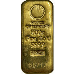 Münze Österreich Goldbarren 500 Gramm alt