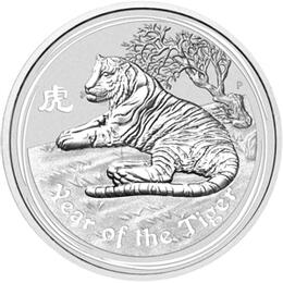 Lunar II Goldmünze Australien Tiger 1/2 Unze 2010 Perth Mint