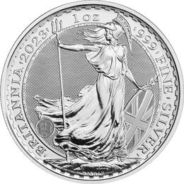 Britannia 1 Unze Silber 2023 Queen