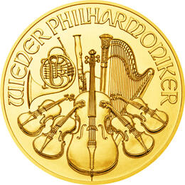 1/10 Unze Wiener Philharmoniker Gold