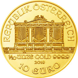 1/10 Unze Wiener Philharmoniker Gold