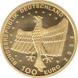 100 Euro Goldmünze 2004 UNESCO Weltkulturerbe Stadt Bamberg