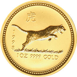 Lunar I Tiger 1 Unze 1998