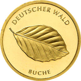 20 Euro Goldmünze Buche 2011 Deutscher Wald mit Zertifikat