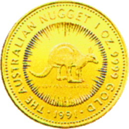 Känguru 1/10 Unze 1991