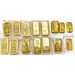 999 Feingold - alte Goldbarren