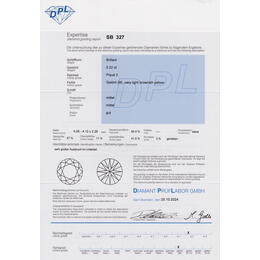 Diamant und Brillant 0,22 Carat mit Zertifikat DPL-SB327