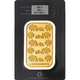 Goldbarren 50 Gramm Rand Refinery