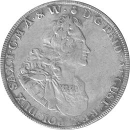 Sachsen 1 Taler Albertinische Linie August der Starke 1720