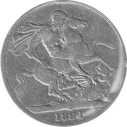 Großbritannien 1 Crown 1821 George IV