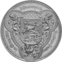 Österreich Silber 1889 Franz Joseph I Bundesschießen in Graz