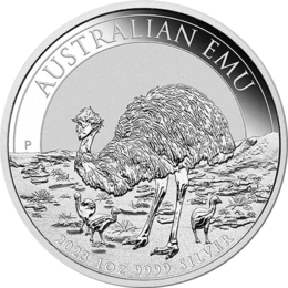 Australien Emu 1 Unze Silber 2023
