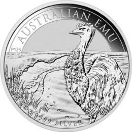 Australien Emu 1 Unze Silber 2024