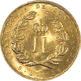 20 Francs Luxemburg Goldmünze Charlotte 1919-1964