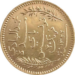 Tuesien 20 Francs Goldmünze Französisches Protektorat