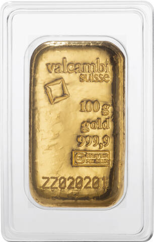 Goldbarren 100 Gramm Valcambi
