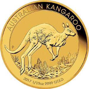 Känguru 1/10 Unze 2017