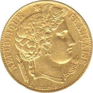 20 Franc Frankreich Ceres 1848-1852