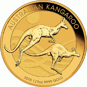Känguru 1/2 Unze 2018