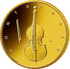 50 Euro Gold Kontrabass 2018