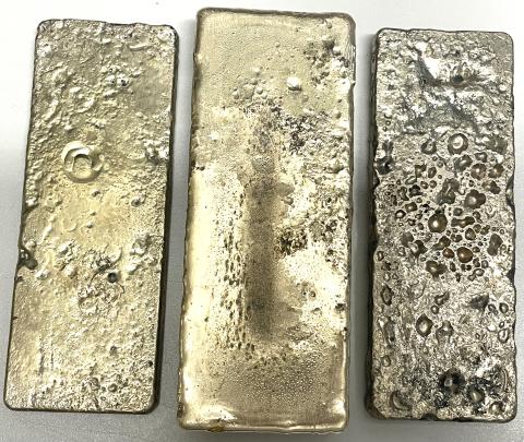 Ankauf Altgold als homogene Schmelzung